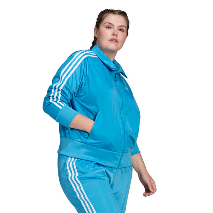 adidas Originals Womens Adicolor Classics Firebird Jacket Track Top, Sky Rush
