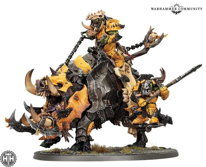Orruk Warclans: Tuskboss On Maw-Grunta Orruk Warclans Games Workshop