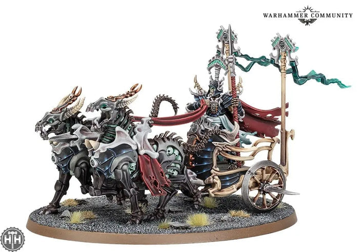 Ossiarch Bonereapers: Liege-Kavalos On War Chariot Ossiarch Bonereapers Games Workshop