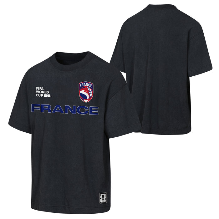 Outerstuff FIFA Team Men's France Nations United Mineral Wash Tee Embroidered