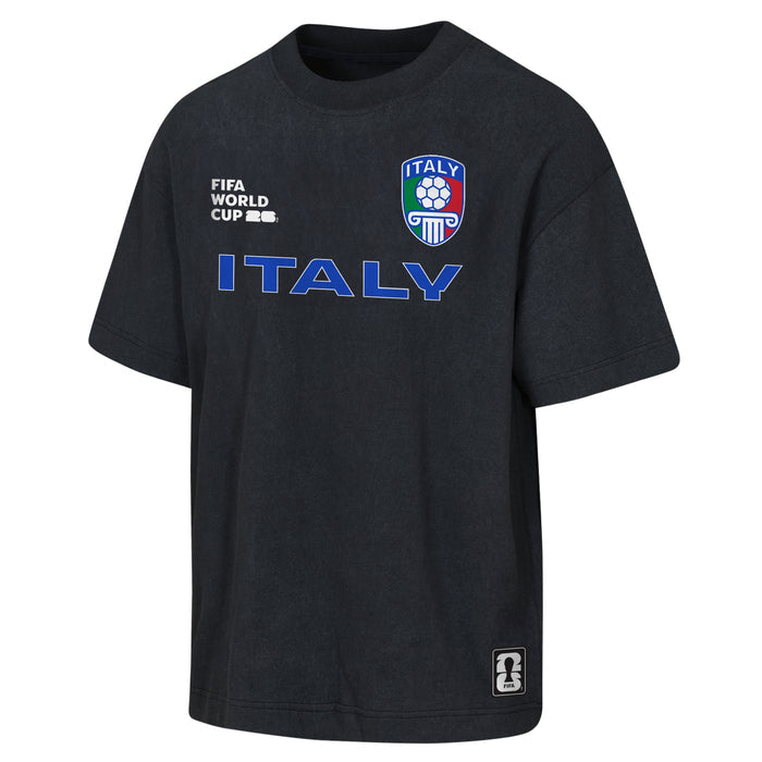 Outerstuff FIFA Team Men's Italy Nations United Mineral Wash Tee Embroidered
