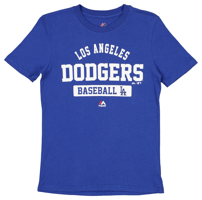 Outerstuff MLB Boys Youth 3-in-1 Long and Short Sleeve T-Shirt Combo Pack - Los Angeles Dodgers