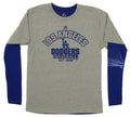 Outerstuff MLB Los Angeles Dodgers Boys Youth Crack of The Bat Long and Short Sleeve T-Shirt Combo Pack