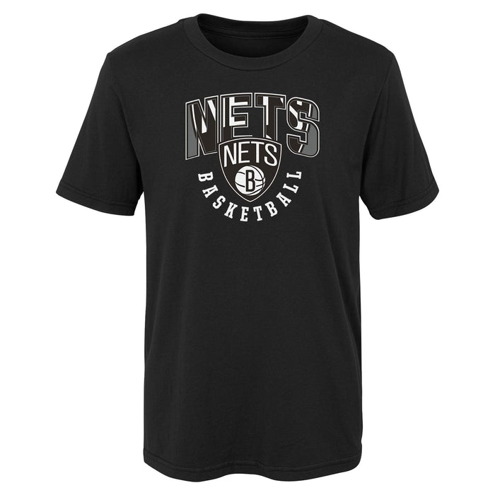 Outerstuff NBA Boys Brooklyn Nets 4-20 Hot Shot Short Sleeve Tee
