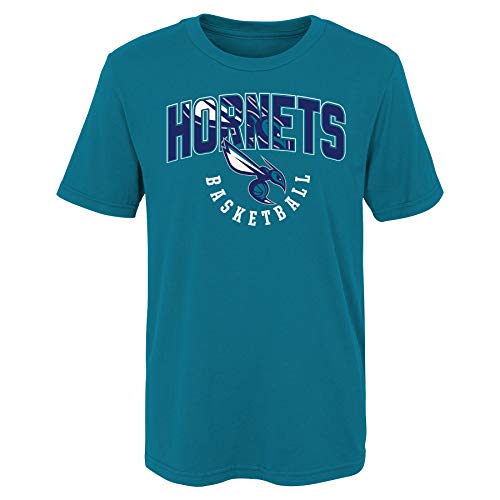 Outerstuff NBA Boys Charlotte Hornets 4-20 Hot Shot Short Sleeve Tee