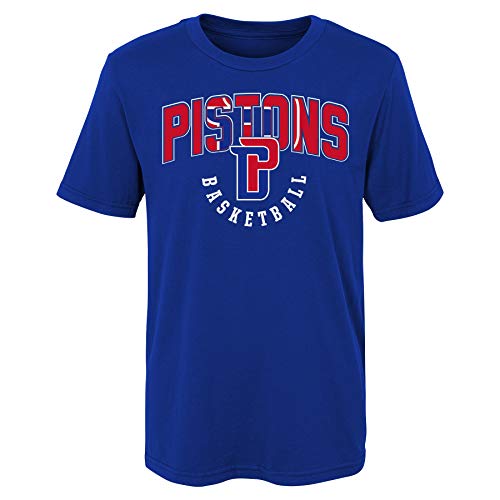 Outerstuff NBA Boys Detroit Pistons 4-20 Hot Shot Short Sleeve Tee