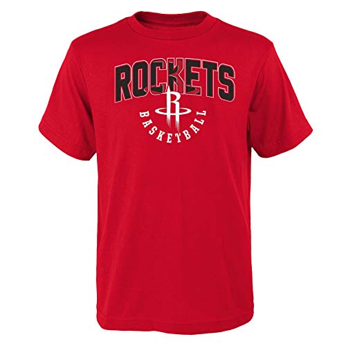 Outerstuff NBA Boys Houston Rockets 4-20 Hot Shot Short Sleeve Tee