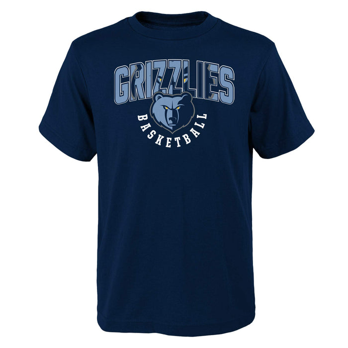 Outerstuff NBA Boys Memphis Grizzlies 4-20 Hot Shot Short Sleeve Tee