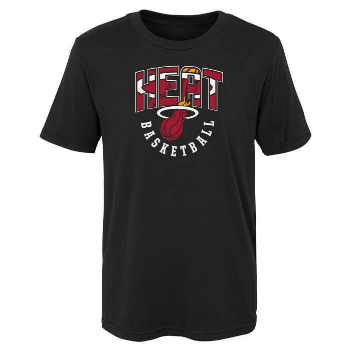 Outerstuff NBA Boys Miami Heat 4-20 Hot Shot Short Sleeve Tee