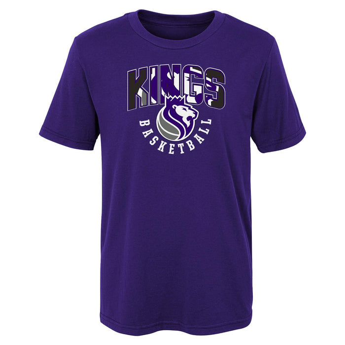 Outerstuff NBA Boys Sacramento Kings 4-20 Hot Shot Short Sleeve Tee