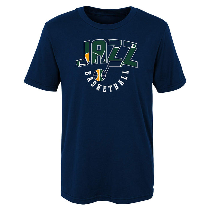Outerstuff NBA Boys Utah Jazz 4-20 Hot Shot Short Sleeve Tee