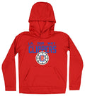 Outerstuff NBA Boys Youth Los Angeles Clippers Pacesetter Hoodie, Red