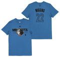 Outerstuff NBA Boys Youth Minnesota Timberwolves Andrew Wiggins #22 Blue Short Sleeve Player T-Shirt