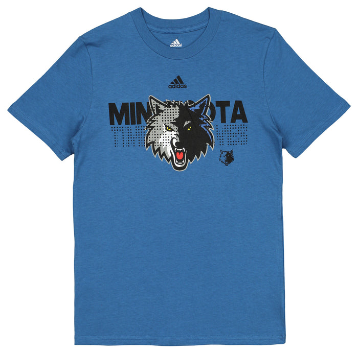 Outerstuff NBA Boys Youth Minnesota Timberwolves Andrew Wiggins #22 Blue Short Sleeve Player T-Shirt