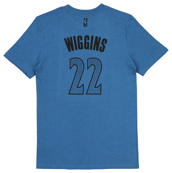 Outerstuff NBA Boys Youth Minnesota Timberwolves Andrew Wiggins #22 Blue Short Sleeve Player T-Shirt