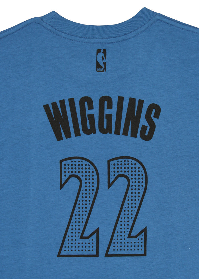 Outerstuff NBA Boys Youth Minnesota Timberwolves Andrew Wiggins #22 Blue Short Sleeve Player T-Shirt