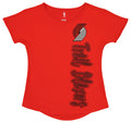 Outerstuff NBA Portland Trail Blazers Girls 7-16 Short Sleeve Dolman Cotton Tee, Team Color