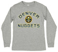 Outerstuff NBA Youth Boys Denver Nuggets Long Sleeve T-Shirt, Grey