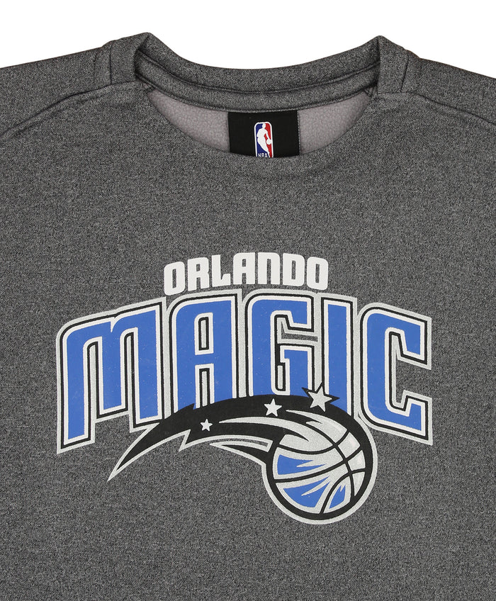 Outerstuff NBA Youth Boys Performance Fleece Crew Neck Long Sleeve Team Logo Sweatshirt, Orlando Magic