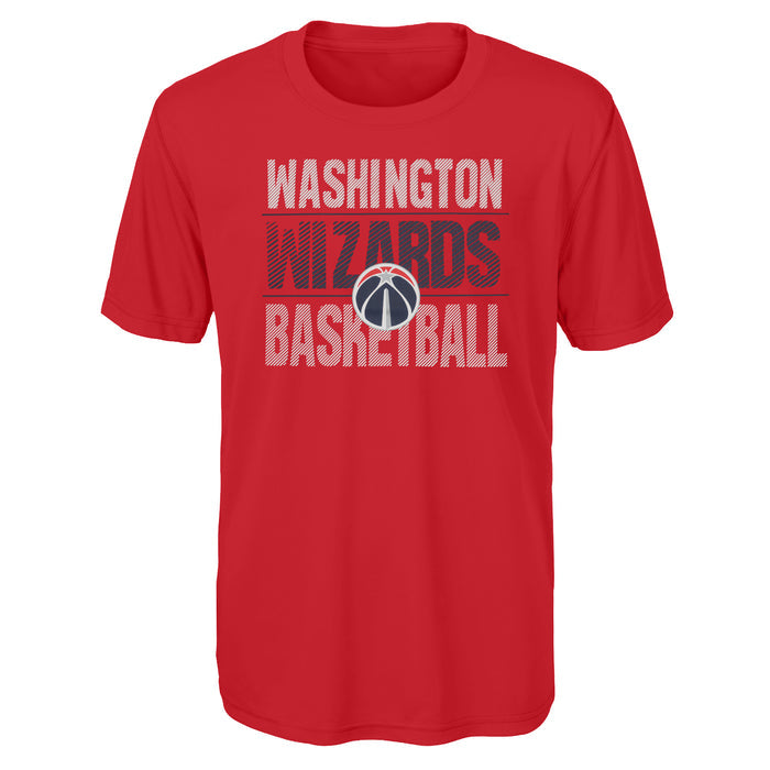 Outerstuff NBA Youth Boys Performance Long and Short Sleeve T-Shirt Combo, Washington Wizards
