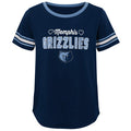 Outerstuff NBA Youth Girls (4-16) Memphis Grizzlies Stripped Short Sleeve T-Shirt