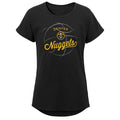 Outerstuff NBA Youth Girls Denver Nuggets Star Ball Short Sleeve T-Shirt, Black