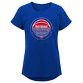 Outerstuff NBA Youth Girls Detroit Pistons Heart Drops Short Sleeve T-Shirt