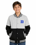 Outerstuff NCAA Duke Boys Youth Black Gray Long Sleeve Varsity Jacket