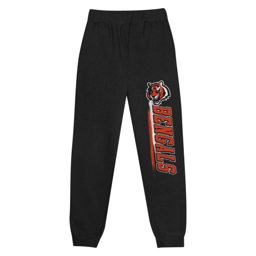 Outerstuff NFL Bengals Boys 4-18 Fleece Pants