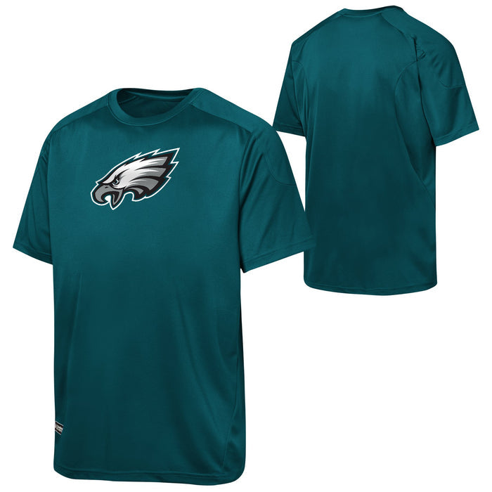 Outerstuff NFL Eagles Mens Team Spike Short Sleeve Tee