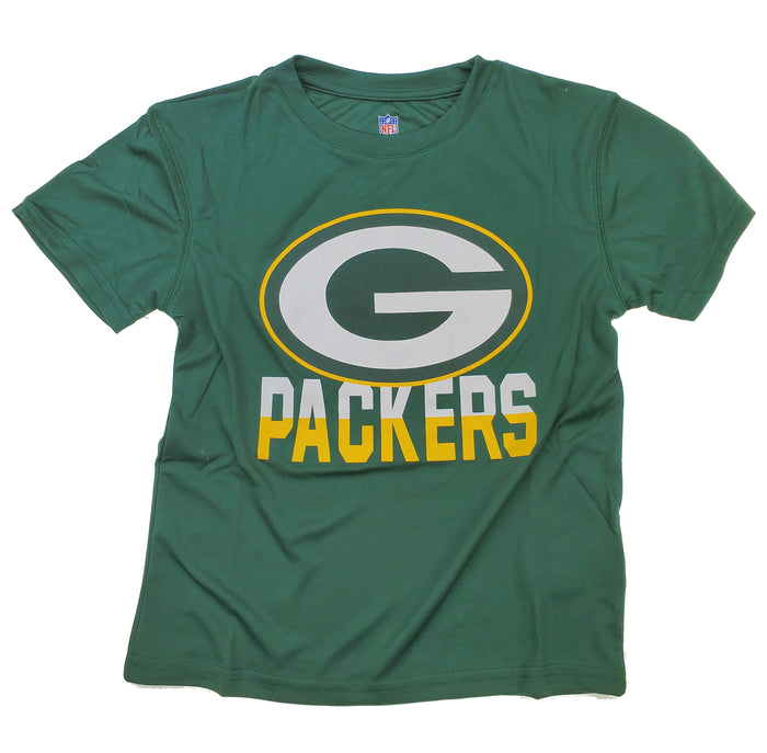 Outerstuff NFL Green Bay Packers Boys Youth Back On Top Short Sleeve Tee Green