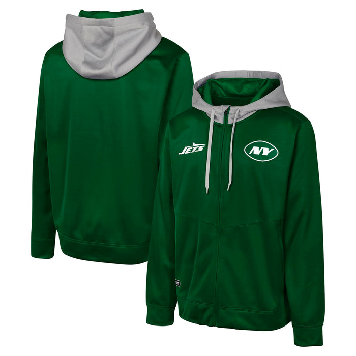 Outerstuff NFL Jets Mens Replay Fashion Fz Graphic