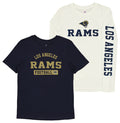 Outerstuff NFL Los Angeles Rams Boys Youth 3-in-1 Long and Short Sleeve T-Shirt Combo