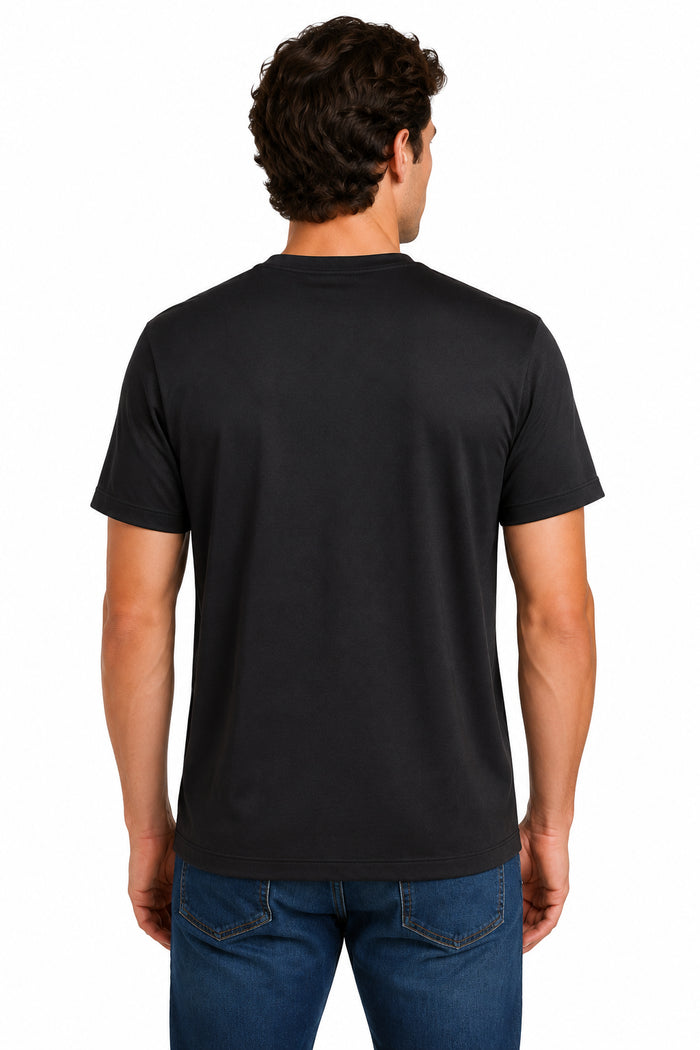 Outerstuff NFL Men's Carolina Panthers Stadium Retro Short Sleeve Poly Tee Black