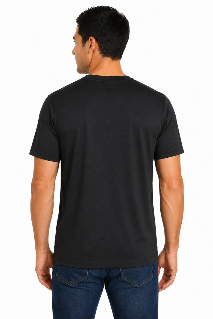Outerstuff NFL Men's Cincinnati Bengals Stadium Retro Short Sleeve Poly Tee Black