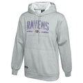Outerstuff NFL Men's Coin Toss Pullover Performance Fleece Hoodie, Baltimore Ravens - Gray