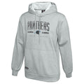Outerstuff NFL Men's Coin Toss Pullover Performance Fleece Hoodie, Carolina Panthers - Gray