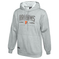 Outerstuff NFL Men's Coin Toss Pullover Performance Fleece Hoodie, Cleveland Browns - Gray