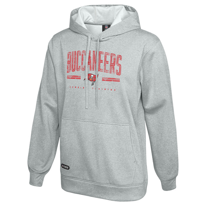 Outerstuff NFL Men's Coin Toss Pullover Performance Fleece Hoodie, Kansas City Chiefs - Gray