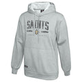 Outerstuff NFL Men's Coin Toss Pullover Performance Fleece Hoodie, New Orleans Saints - Gray