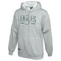 Outerstuff NFL Men's Coin Toss Pullover Performance Fleece Hoodie, Philadelphia Eagles - Gray