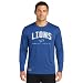 Outerstuff NFL Men's Detroit Lions Team Color Long Sleeve Performance T-Shirt Top, Up Field