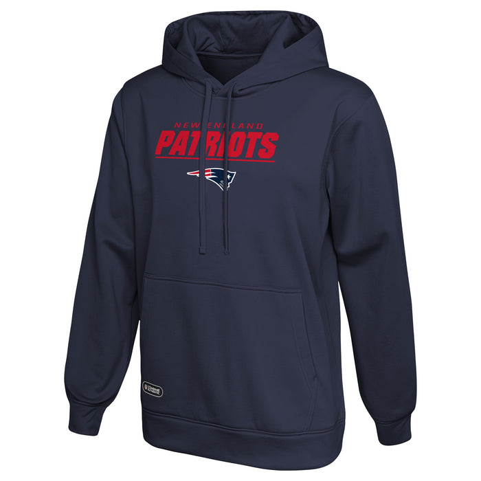 Outerstuff NFL Men's New England Patriots Stated Pullover Hoodie, Navy