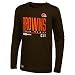Outerstuff NFL Men's Pumped Up Long Sleeve Poly Dt Tee, Pittsburgh Steelers