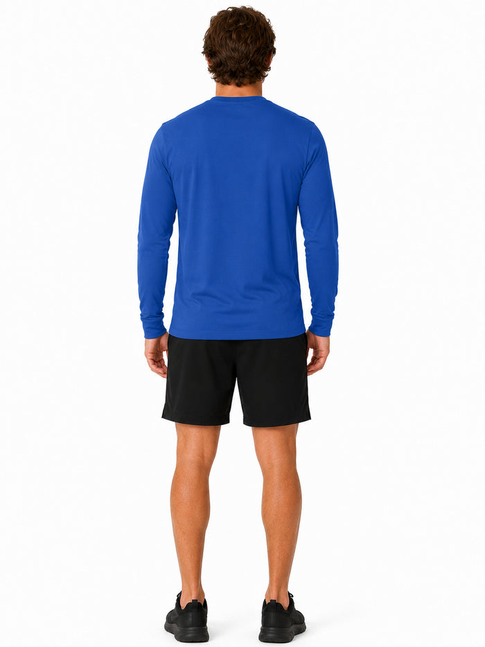 Outerstuff NFL Men's Record Setter Long Sleeve T-Shirt, Detroit Lions, Blue