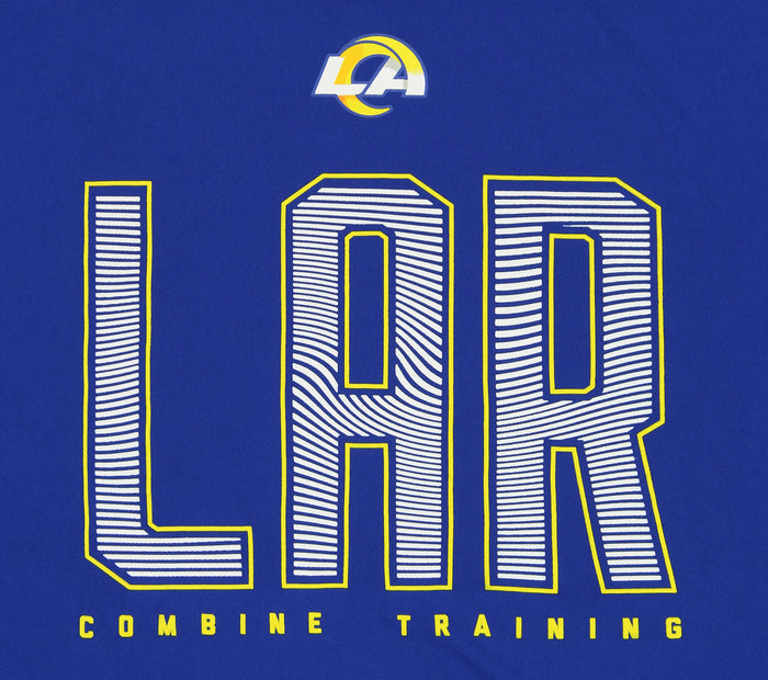 Outerstuff NFL Men's Record Setter Long Sleeve T-Shirt, Los Angeles Rams, Team Color