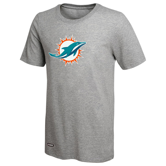 Outerstuff NFL Men's Stadium Logo Short Sleeve Tee, Comfortable Fit, Official Licensed Gear, Jacksonville Jaguars, Grey