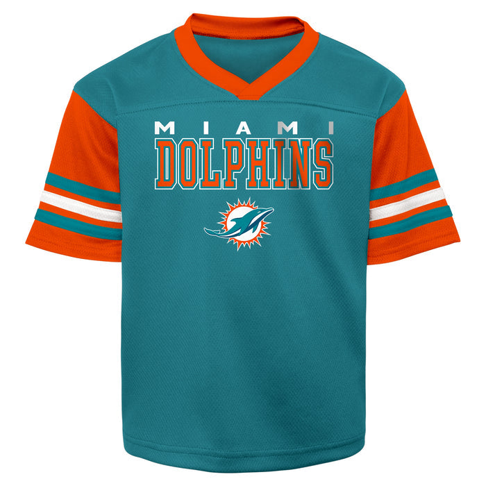 Outerstuff NFL Miami Dolphins Youth Boys Knit Top Jersey With Team Logo