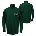 Outerstuff NFL New York Jets Boys Youth Long Sleeve Quarter Zipper Jacket