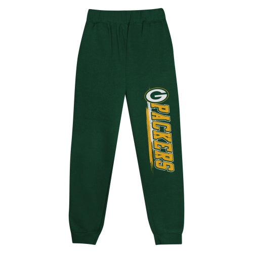 Outerstuff NFL Packers Boys 4-18 Fleece Pants